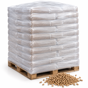 Pellets Natural Energie DIN Plus – Palete com 70 Sacos de 15 kg