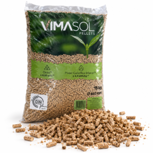 Pellets Vimasol DINplus – Palete de 100 Sacos de 15 kg