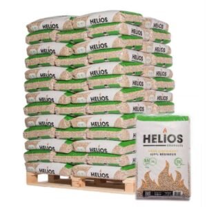 Pellets HELIOS – DIN Plus & ENplus A1- Palete de 100 sacos